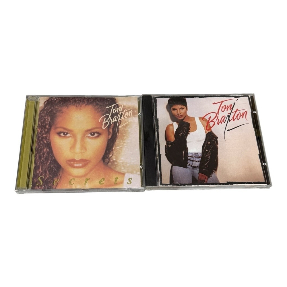Toni Braxton CD Lot Self Titled & Secrets R&B Pop Soul LaFace 90s Music Album